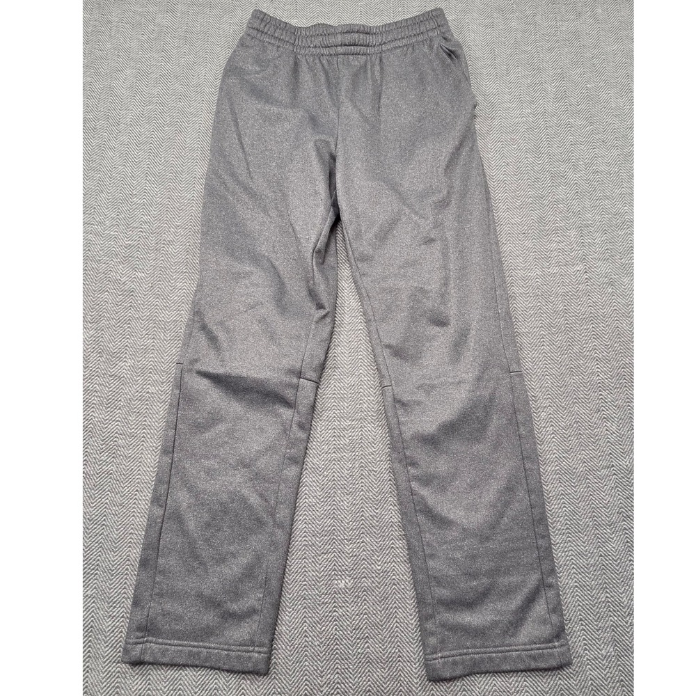 Tek Gear Gray Heathered Athletic Sweatpants Mens Small Fleece Lined Pockets